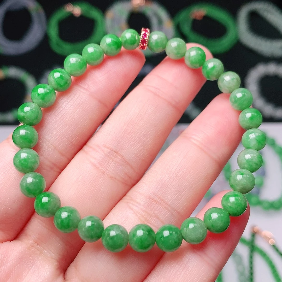 未镶嵌手链翡翠翡翠