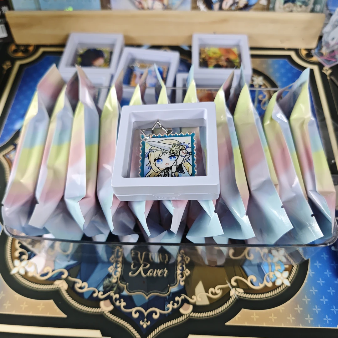 【拍一拆二】二次元二创原神星铁鸣潮周边钥匙扣装饰随身小挂件盲袋