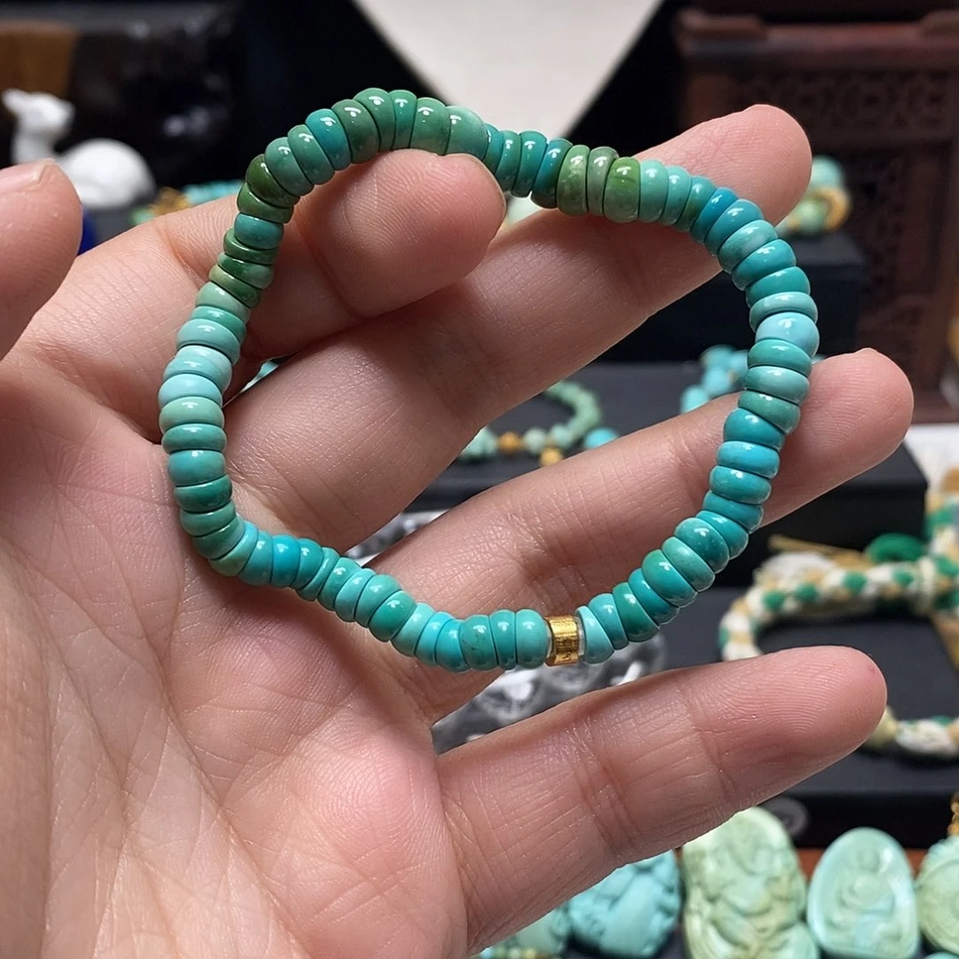 绿松石未镶嵌手链