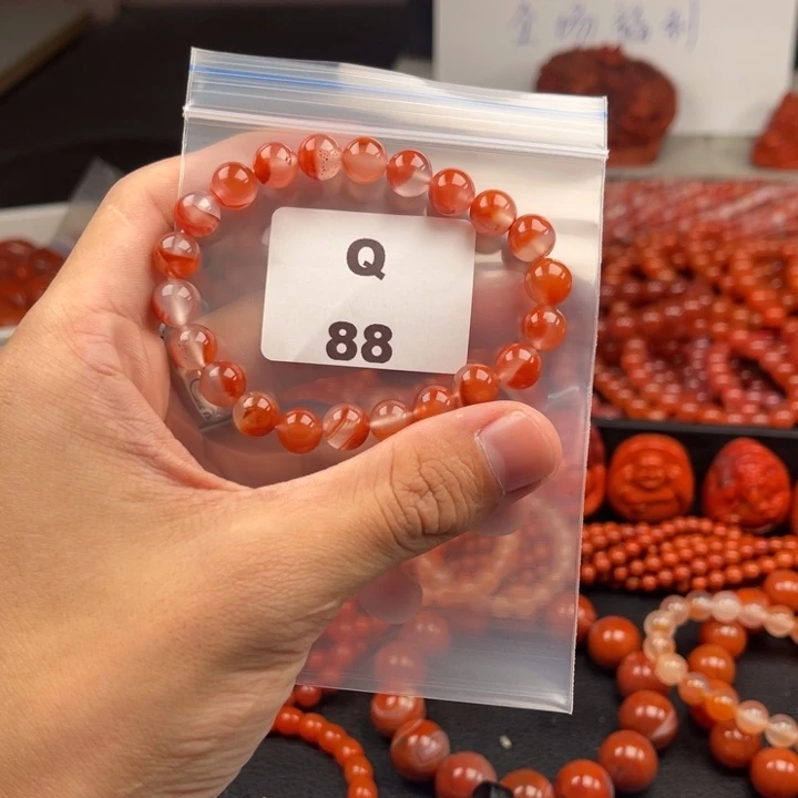 洋***ꪊ未镶嵌南红玛瑙多样性发货8mm南红玛瑙