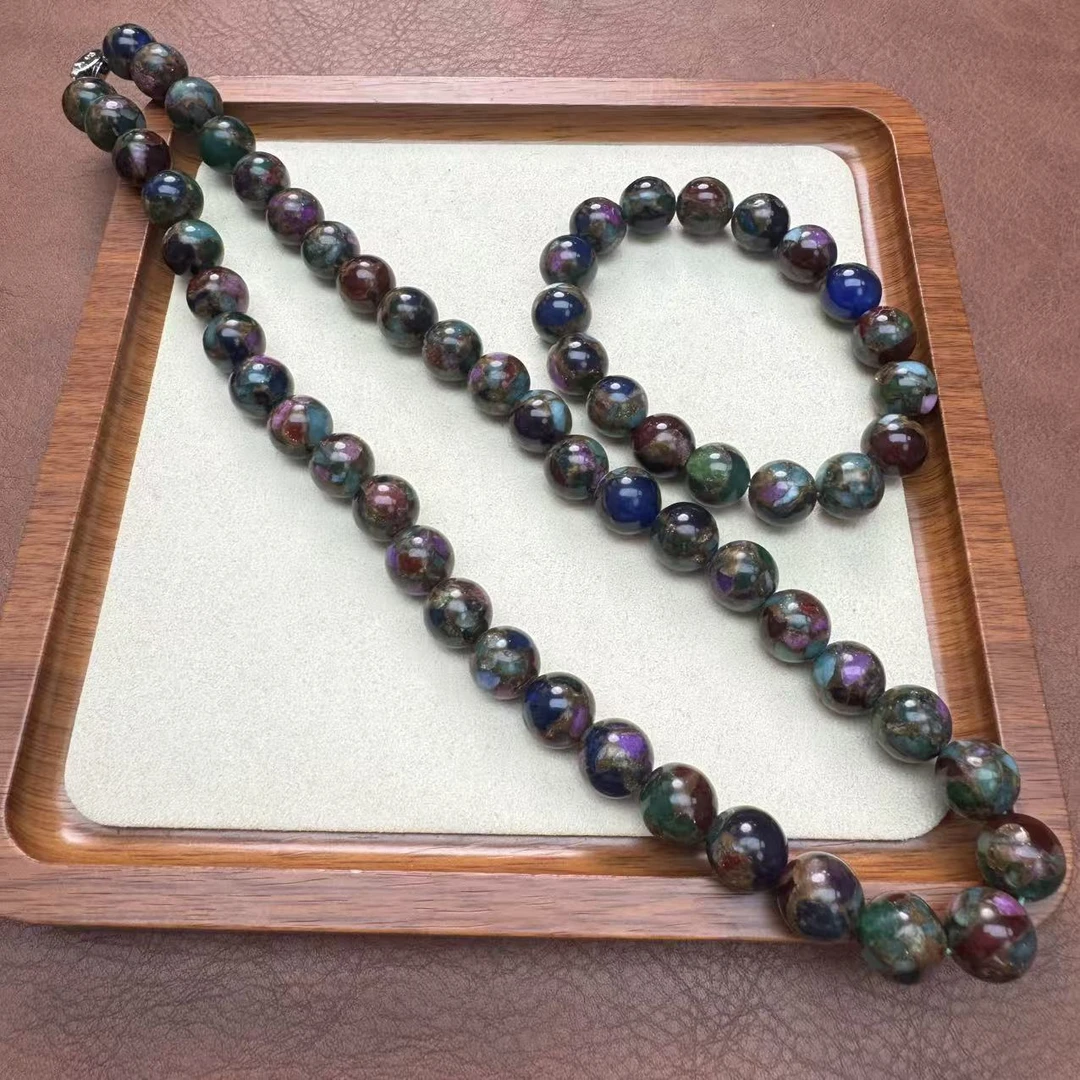 非金属珐琅项链 神秘面纱 1.2mi圆珠项链 G143