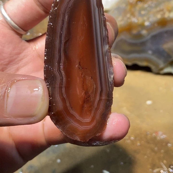 未镶嵌玛瑙/玉髓珠宝半成品