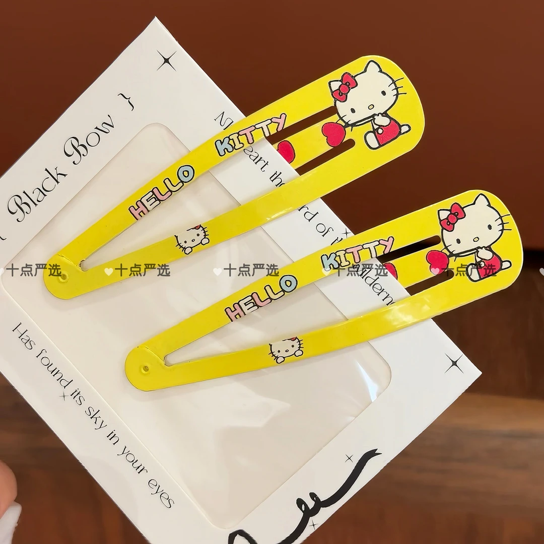 可爱HelloKitty猫大号bb夹日系甜美少女心学生刘海边夹凯蒂猫头饰