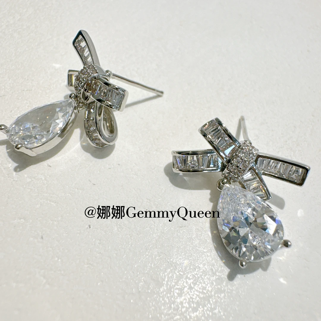 铜合金合成锆石耳饰 娜娜GemmyQueen耳环GQ05997