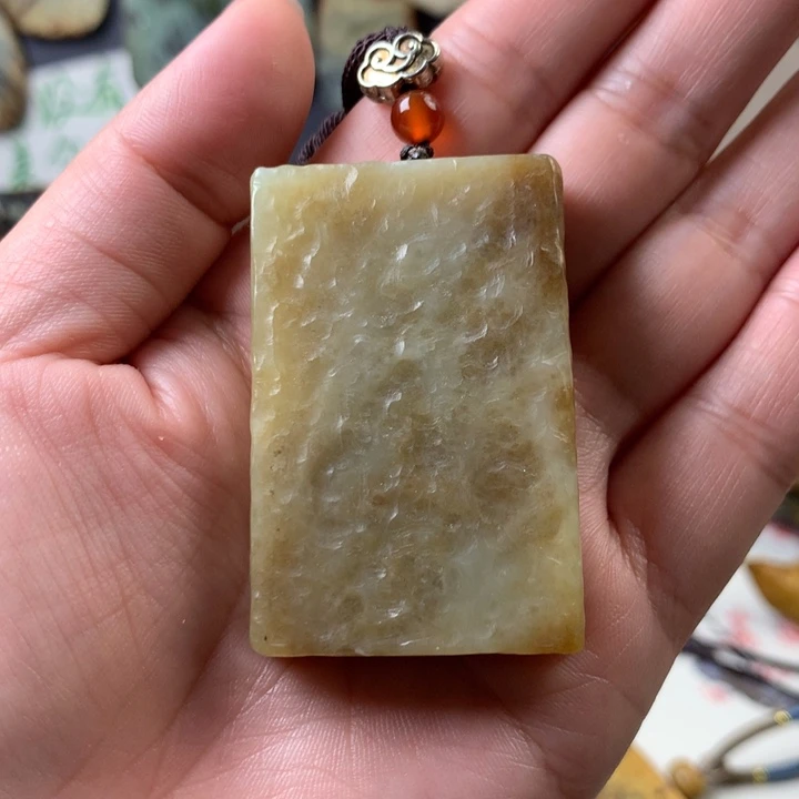 岫岩老玉（透闪石质玉）挂件未镶嵌