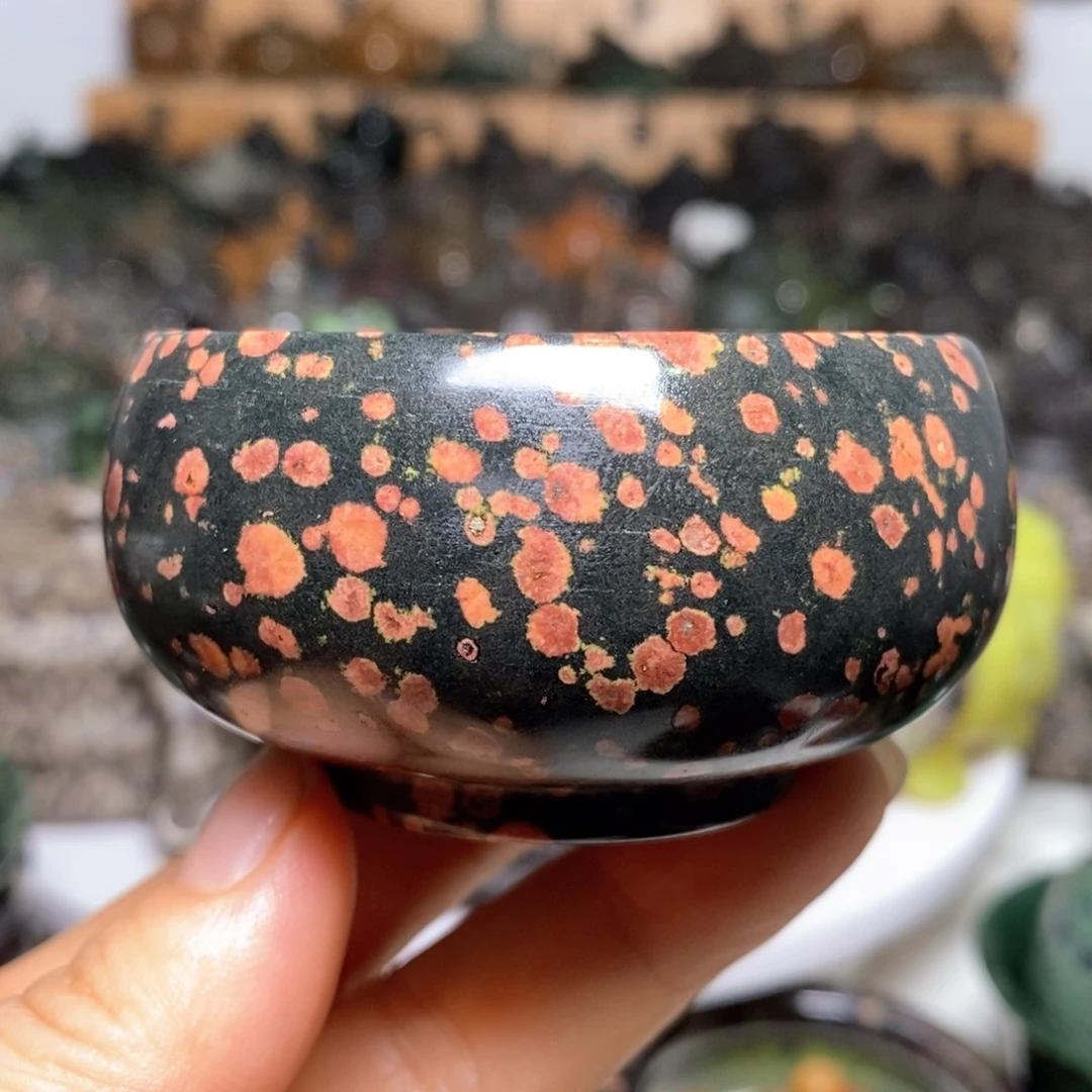 梅花玉高品红梅禅定杯80cc