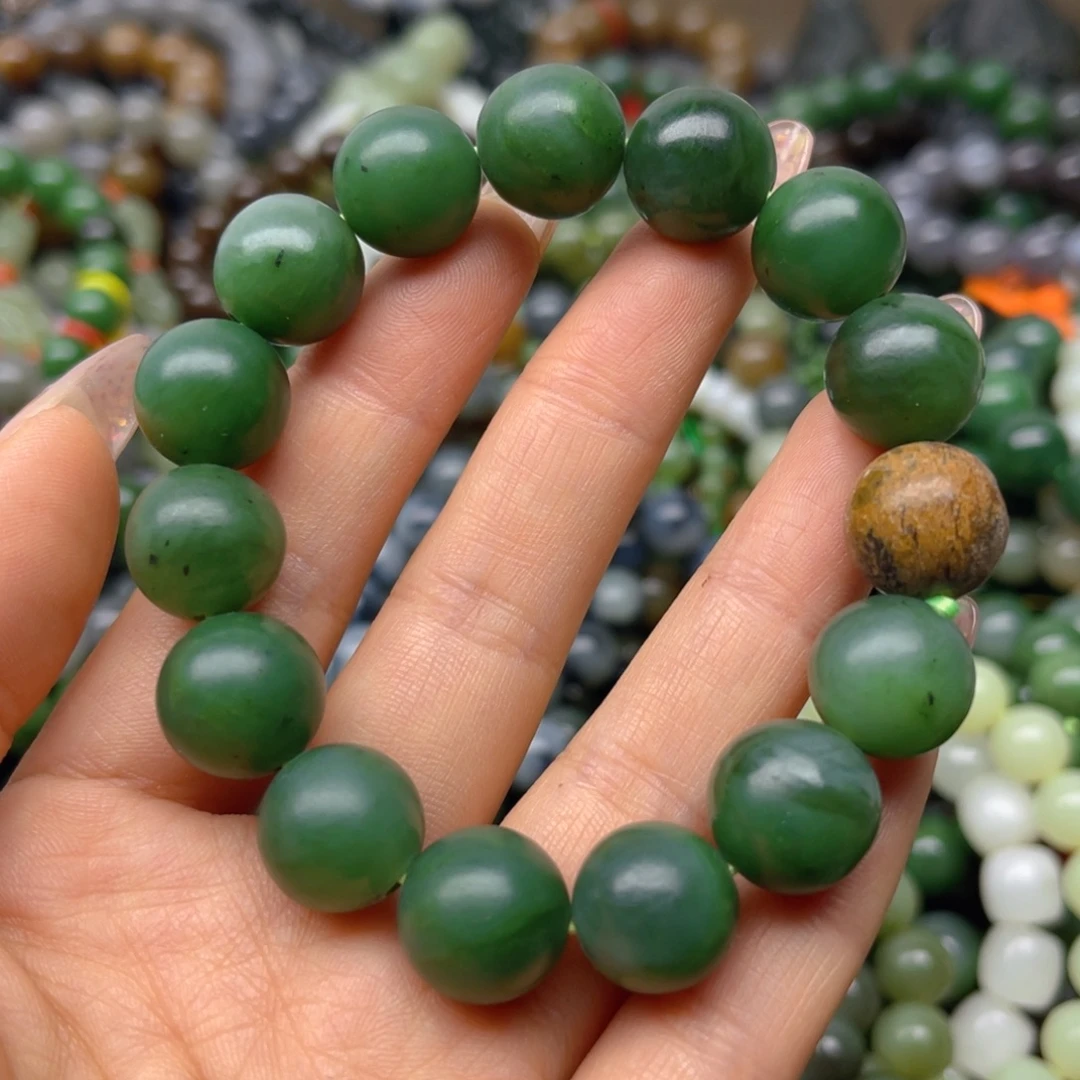 和田玉未镶嵌手链