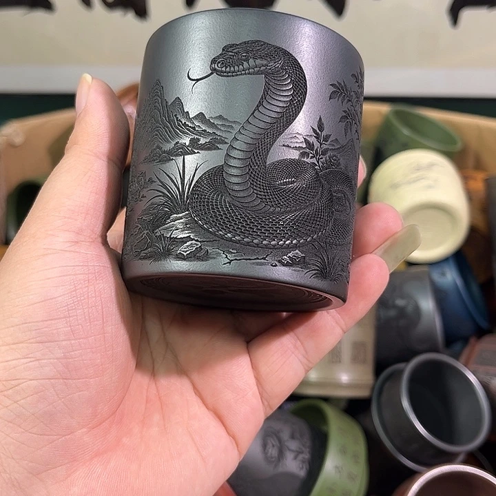 茶杯紫砂全手工紫砂主人杯