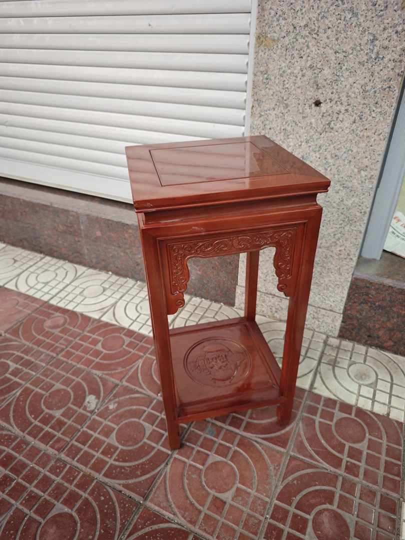 65高福利款 中式实木花架客厅盆景架红木置物架古花架