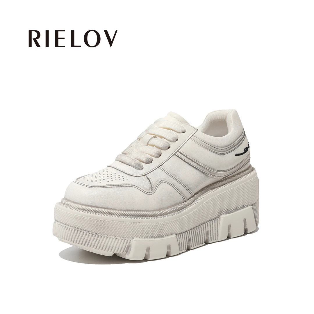 RIELOV●媛媛●增高8+1cm时尚潮流百搭女士休闲鞋5253-1
