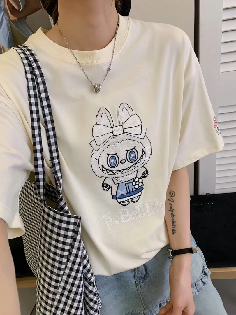 夏季新款卡通韩版时尚宽松休闲百搭上衣【A01-A100】