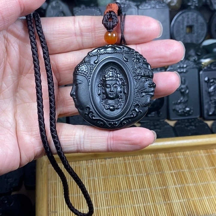 和田玉（青玉）未镶嵌颈饰