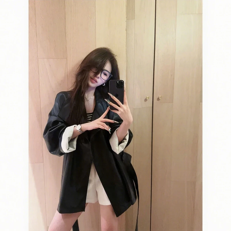 中古财阀HGX5PY2521A皮衣外套