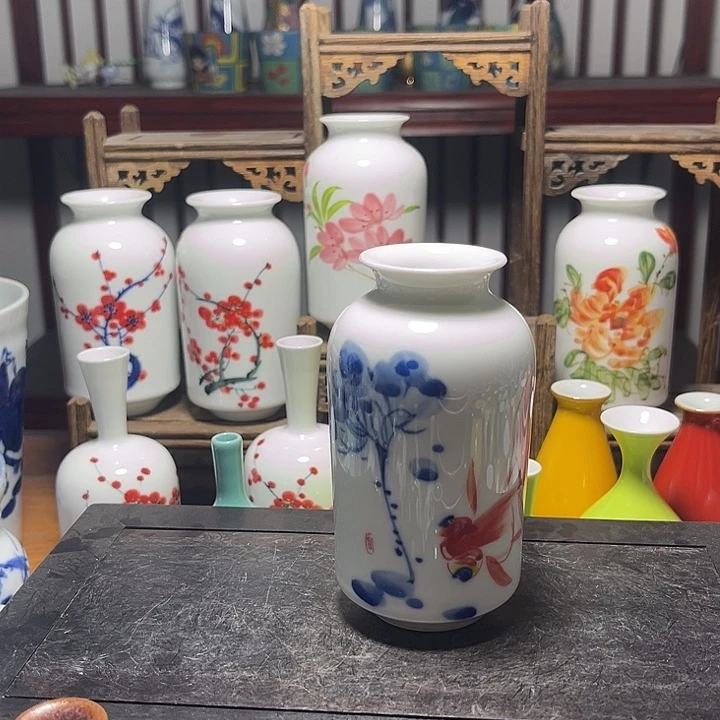 陶摆件景德镇陶瓷高10.5cm