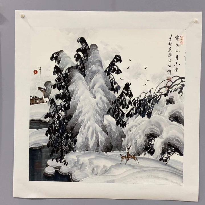 手绘作品等多种形式进行
