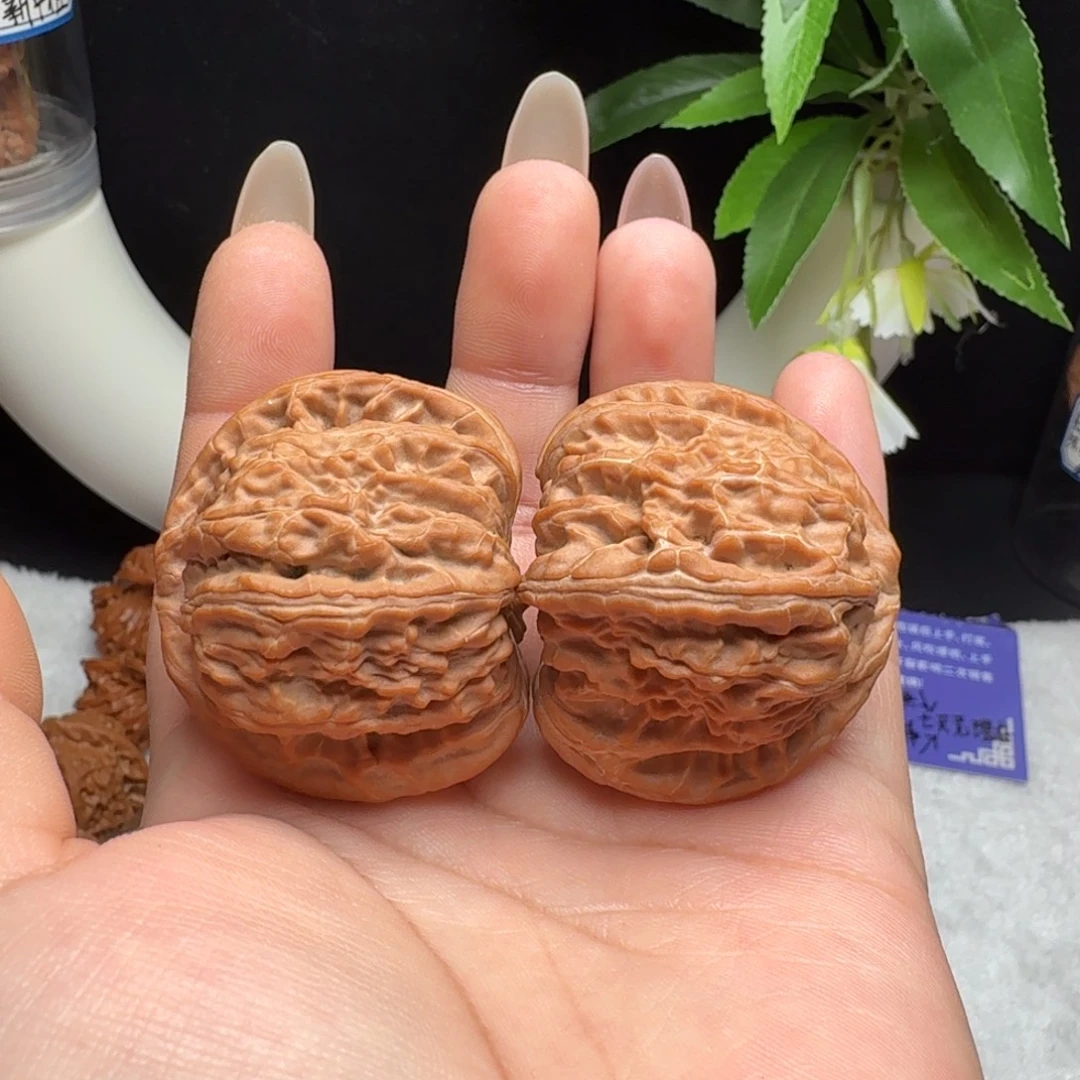 文玩核桃把件43白狮子42.6克