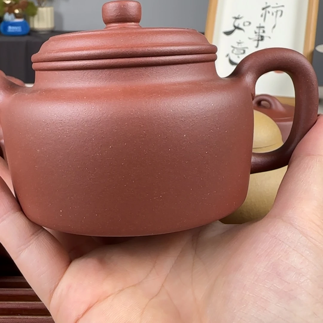 过***火茶壶紫砂微瑕德钟