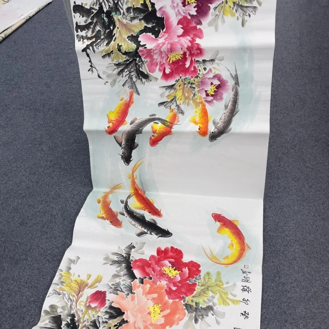 国画手绘国画欣赏一下