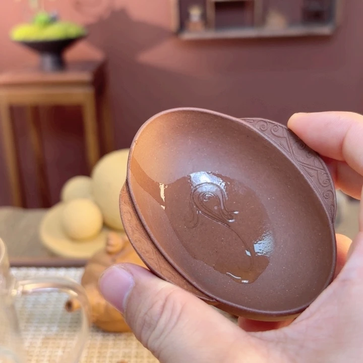 紫砂茶壶荒*紫砂喔做的