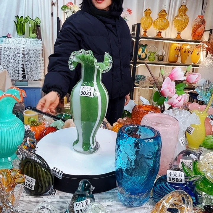 3031 家悦美居琉璃摆件不完美