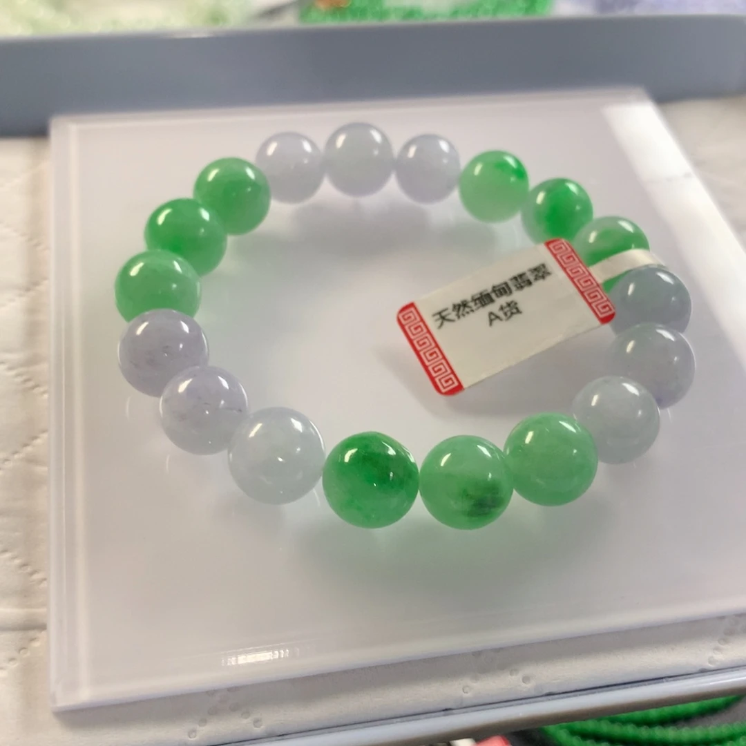 翡翠未镶嵌颈饰手串