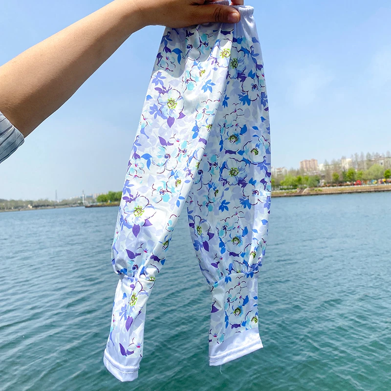 【清货一双不留】女士冰丝袖套夏天防晒洋气耐脏干活开车通用遮阳