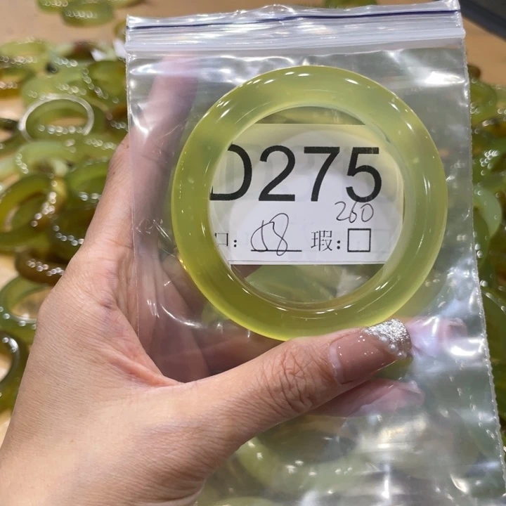 未镶嵌蛇纹石玉手镯小*珠