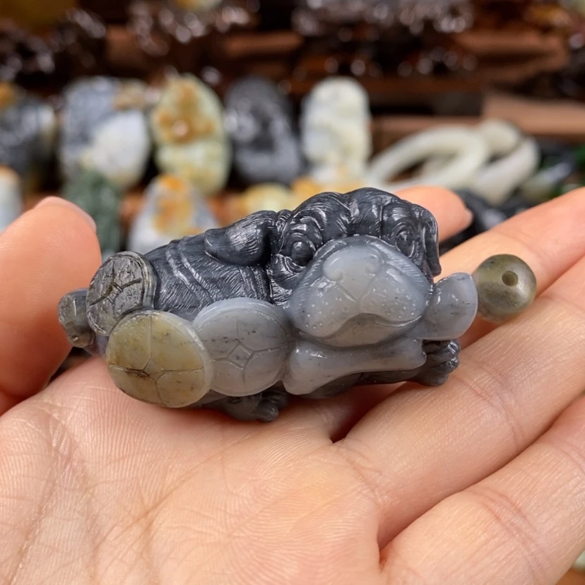 【闪购商品】未镶嵌和田玉把件沐**风