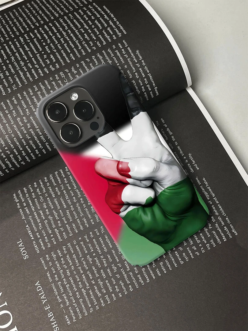 胜利手势手机壳适用于苹果16promax小众个性简约ins艺术轻薄15/14