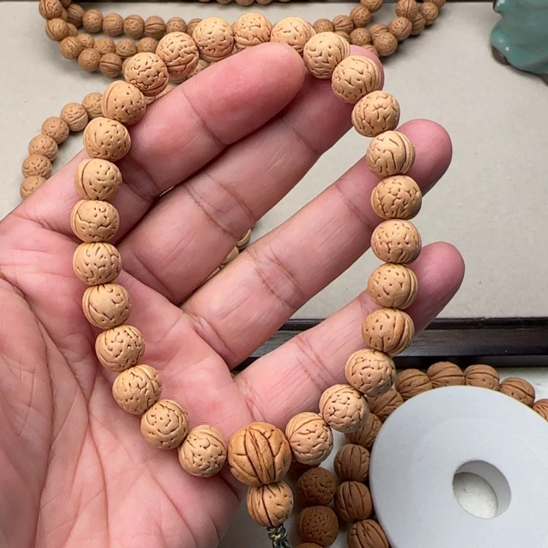 桃核手串11尺寸一道筋桃核
