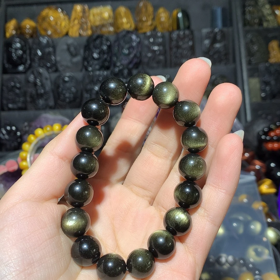 黑曜岩手链未镶嵌۞**霄