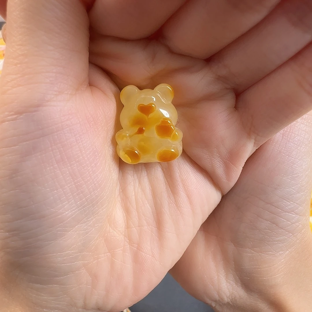 琥珀珠宝奇石未镶嵌小*头