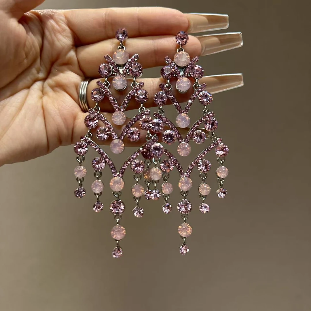 铜合金合成锆石耳饰 1560830耳环