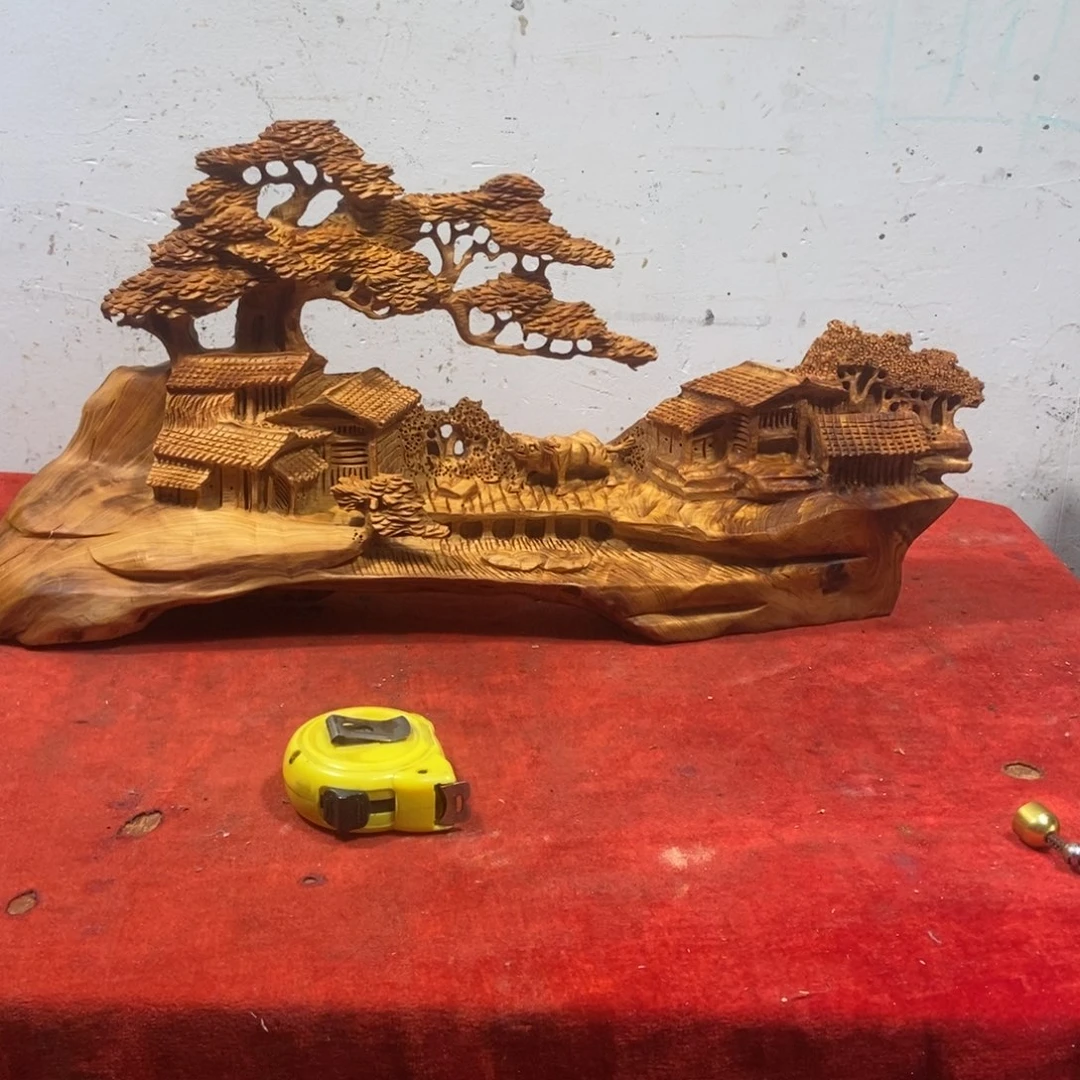 柏木（崖柏）东*崖柏摆件（精品山水）