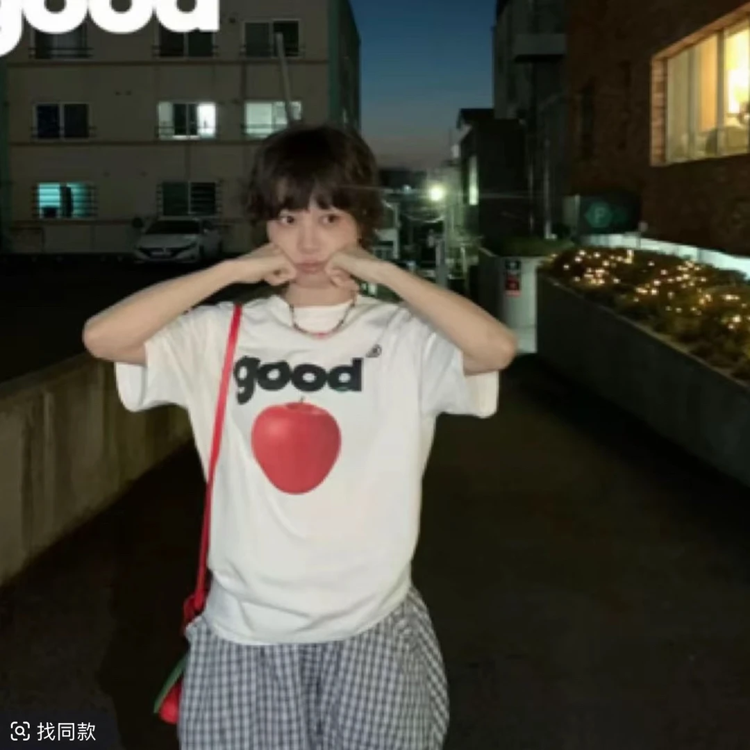 美好商店红苹果T恤