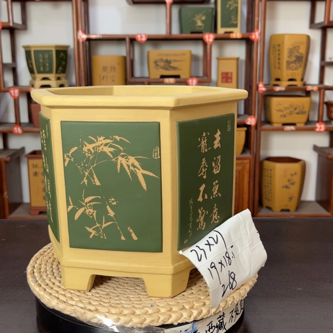 紫砂花盆紫砂花盆