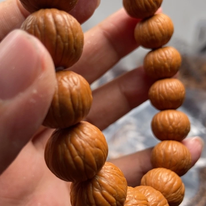 猴头核桃吊坠文玩手串