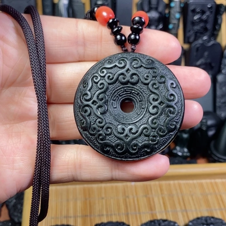 和田玉（青玉）未镶嵌颈饰