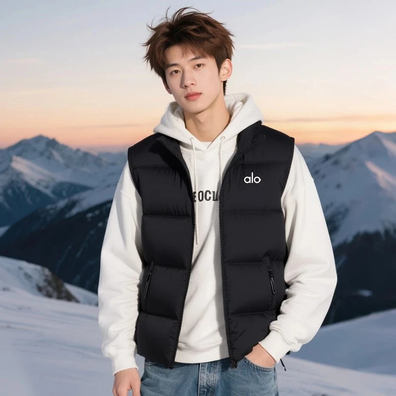 秋冬季马甲外套男女同款休闲百搭情侣款时尚运动跑步棉马夹