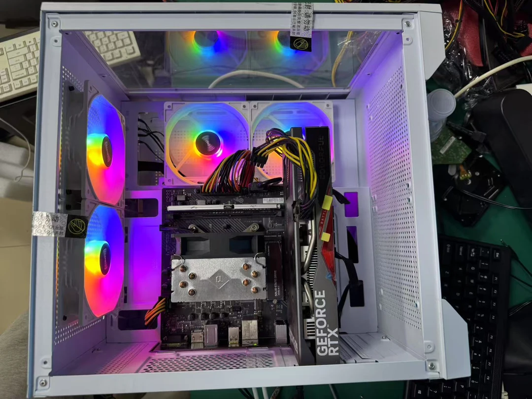 9新  i5 12400f内存16G固态512G独显4060台式电脑主机