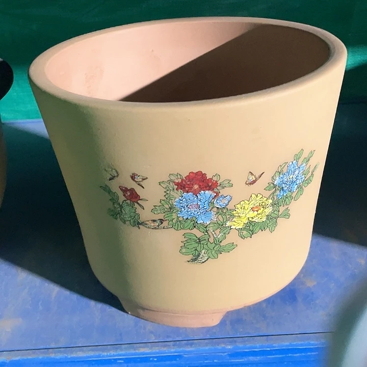 花开富贵最大号花盆花盆后