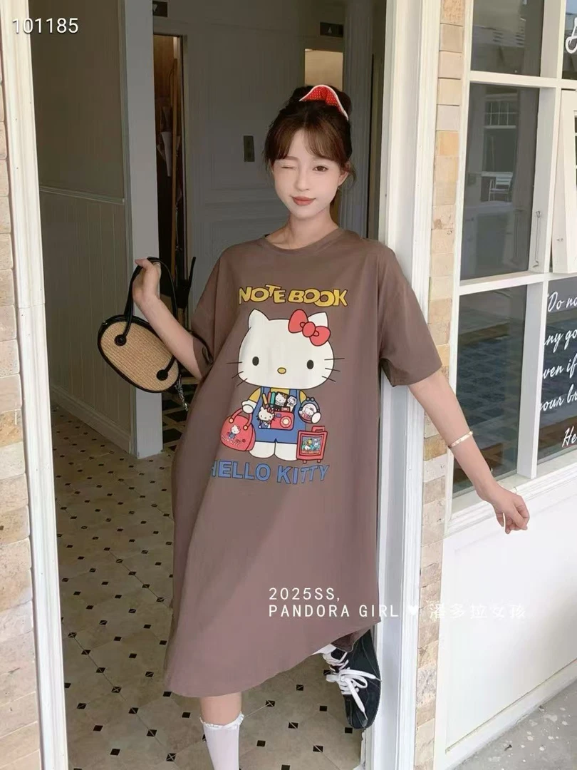 【欢欢精选】Pandora girl 潘多拉女孩简约时尚睡裙