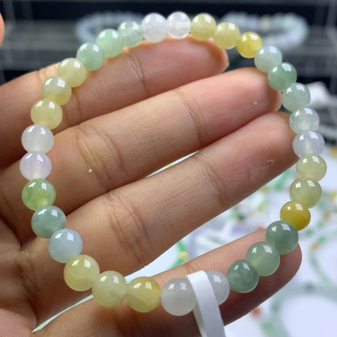 未镶嵌手串翡翠卡