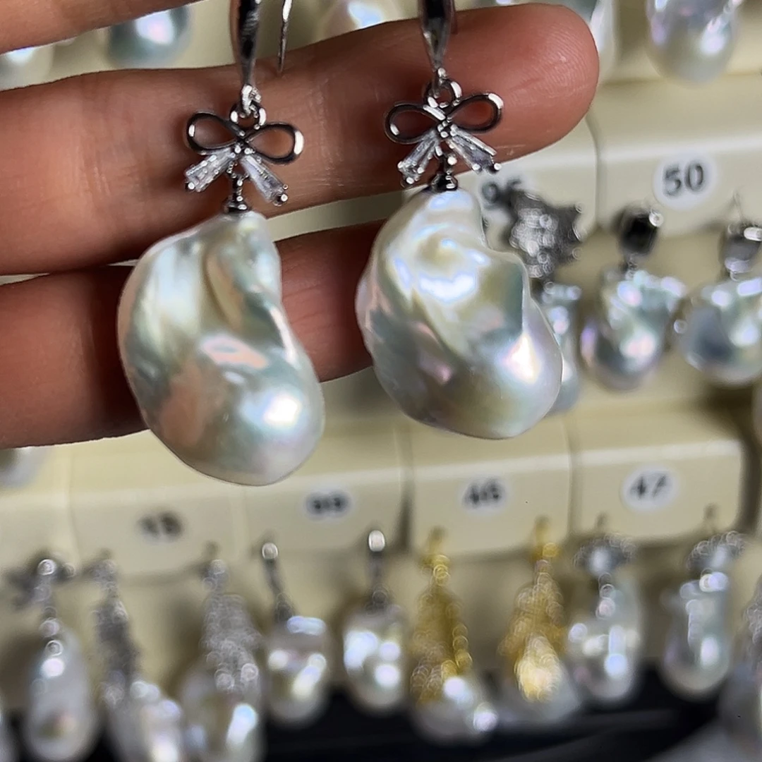 耳饰未镶嵌淡水珍珠