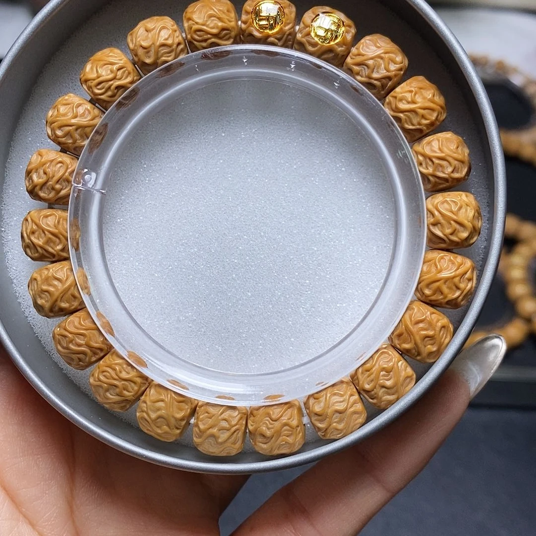 猴头核桃手串双标虎须尺寸10左右全品单号339号