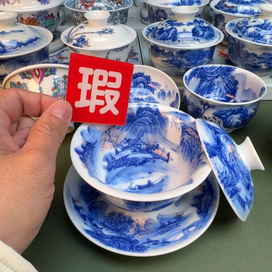 陶纯手工纯手绘茶具395