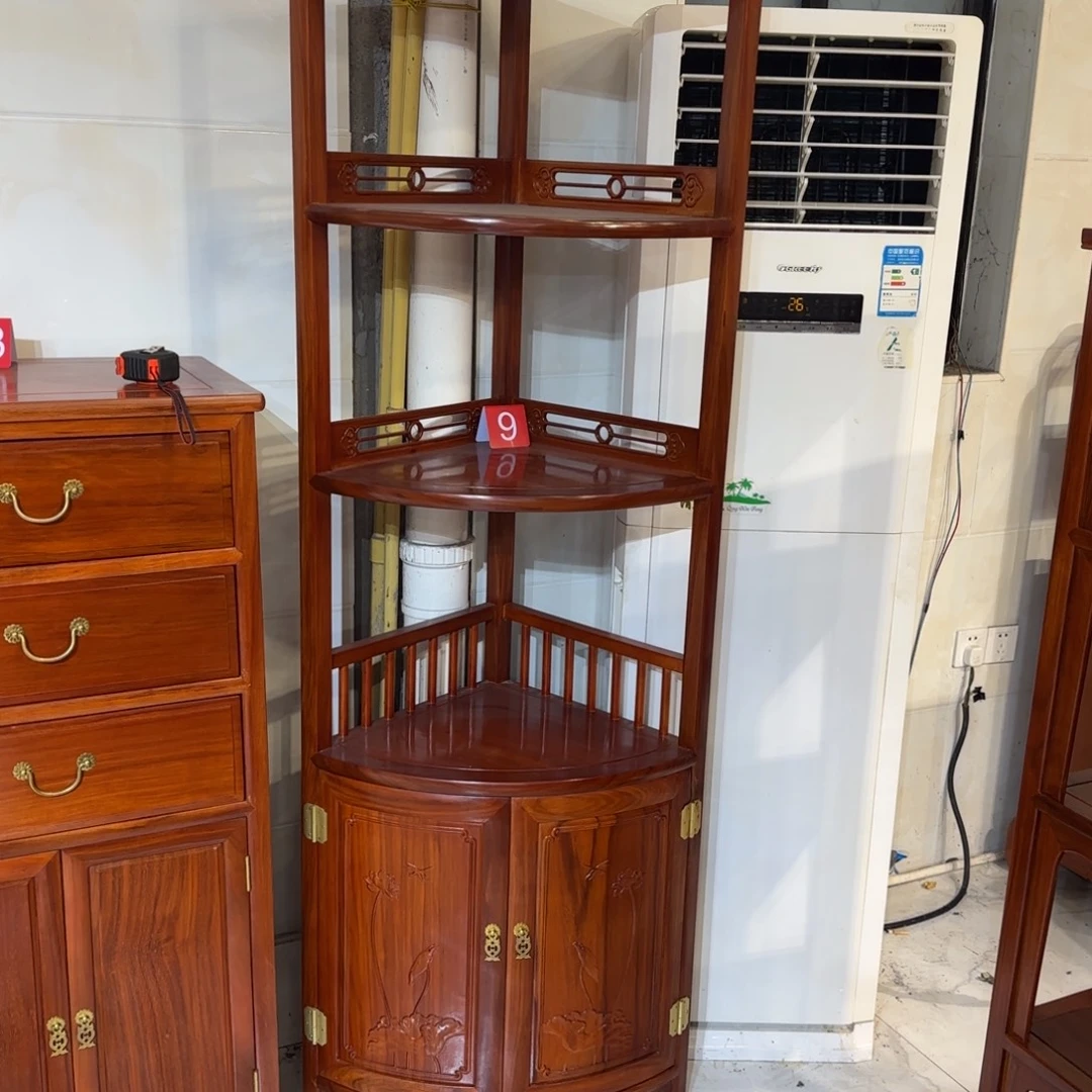 n***上花梨木类成套家具刚果花梨46✖️46高186转角柜