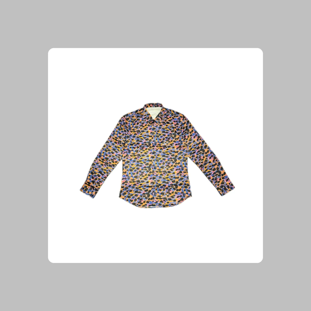 25ss碎花长袖时尚满印设计衬衣240