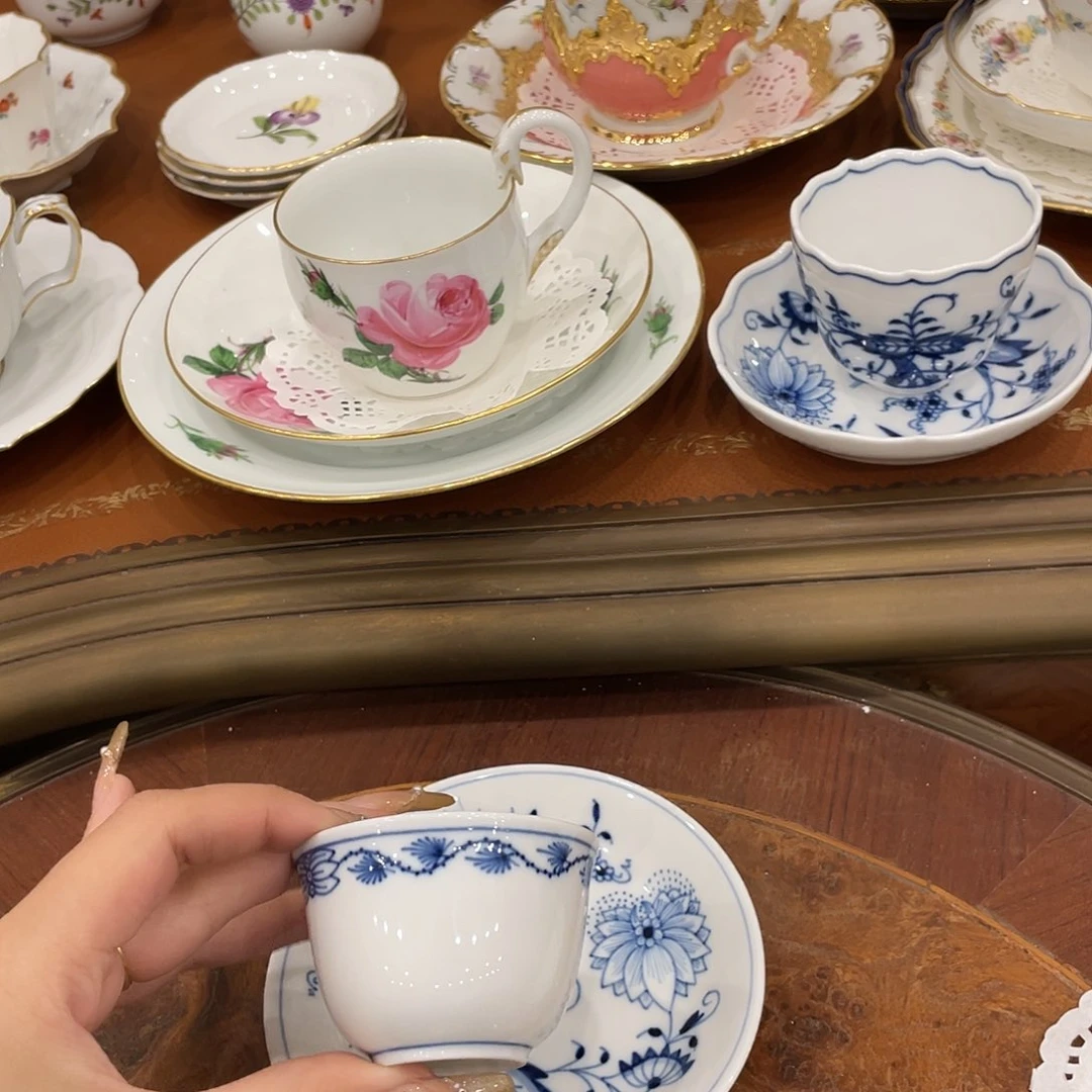 瓷片中古一等蓝洋葱