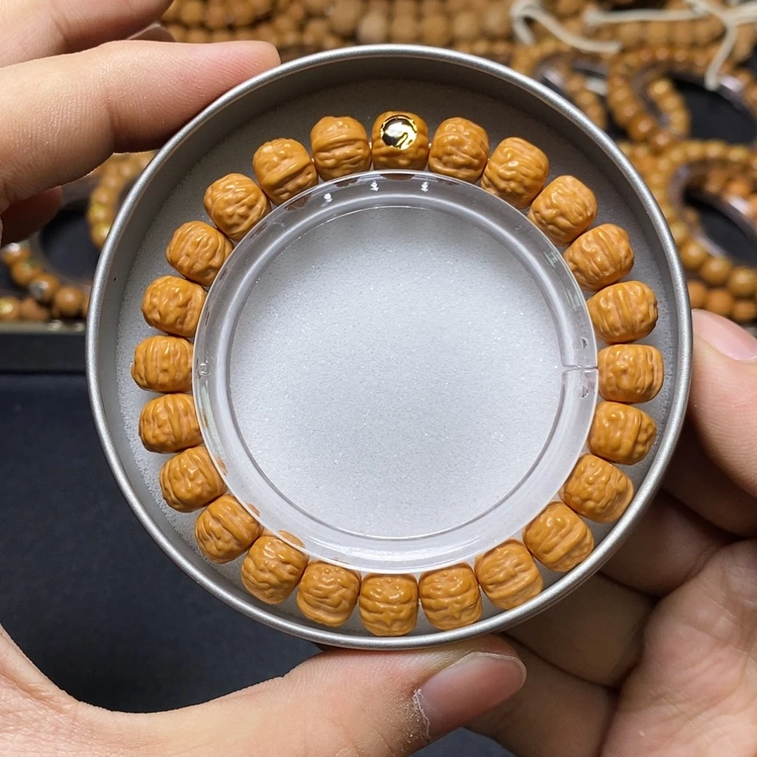 猴头核桃手串超小蛤蟆头尺寸10+单号30号